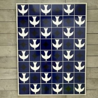 Moldura canaleta com 48 azulejos da Igrejinha